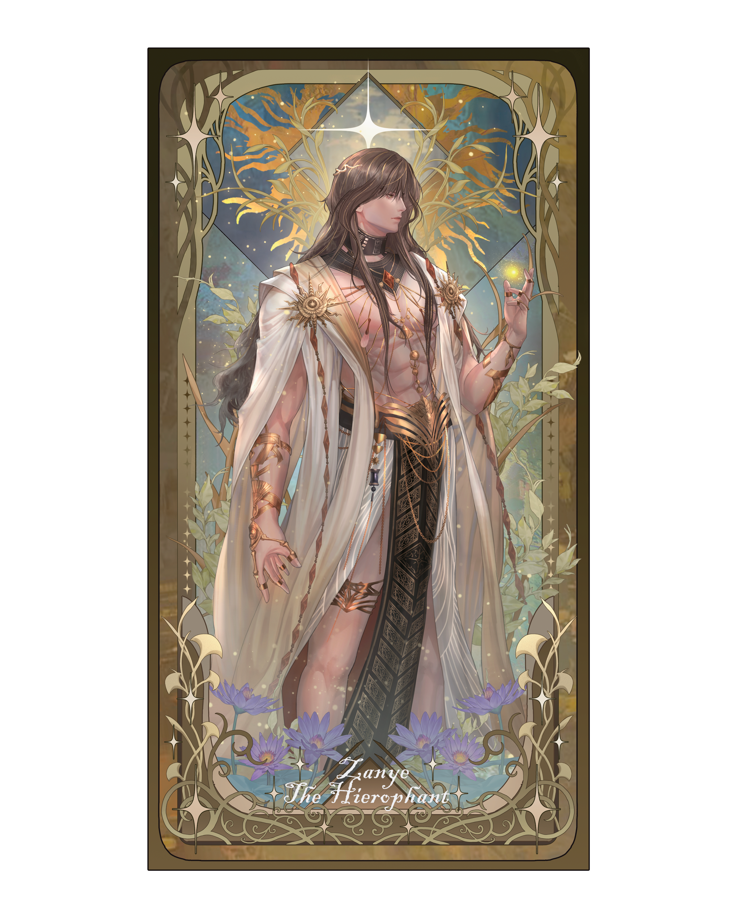 stained-glass effect acrylic standee